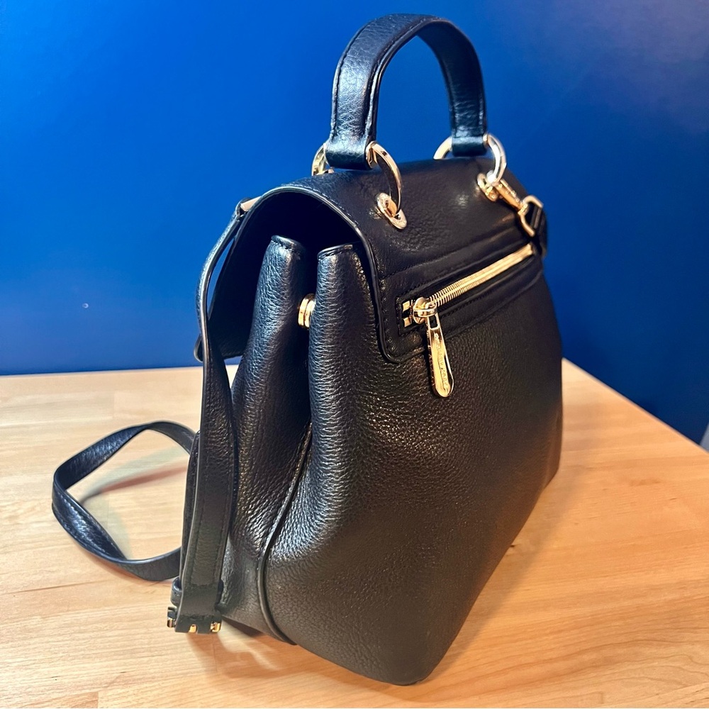 Michael Kors Black Pebble Leather Emery Purse with Turn Lock 🔐 👛 - Picture 6 of 12
